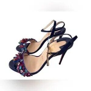 Christian Louboutin Multi-queen 100 crystal patent leather size 38